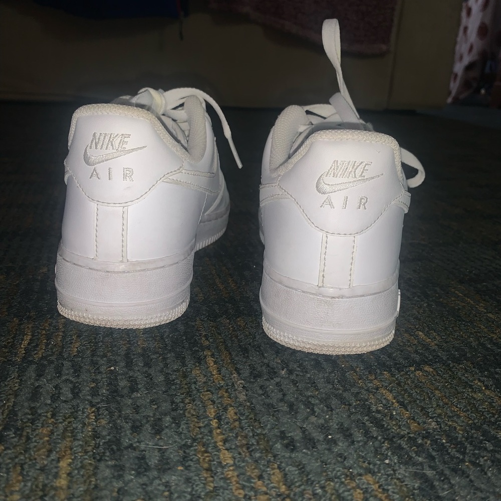 White air forces, new slight wear, 6.5 is the size
